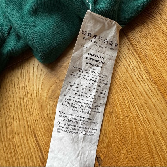 SALE ⬇️ WEEKEND MAX MARA SHORT SLEEVES 2 TONE KNIT - XS - Picture 8 of 8